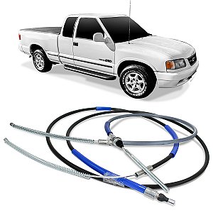 Cabo De Freio GM S10 97 Até 11 Traseiro Esquerdo e Direito