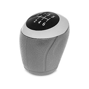 Manopla Bola Câmbio Cinza 6 Marchas Onix Prisma Spin Sonic