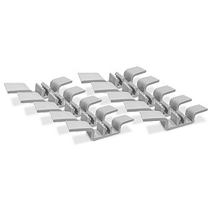 Kit 10 Organizador De Cabos Fios de Eletrodomésticos Casa Escritório Branco
