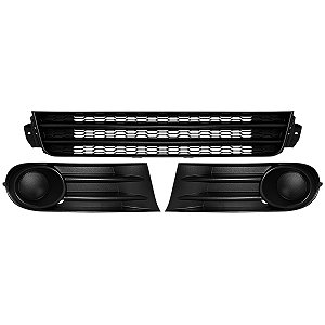 Kit Grade Central E Laterais Sem Milha Parachoque Gol Voyage Saveiro G5 2009 Á 2012