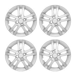 Jogo Calota Aro 14 Novo Fiat Argo 2021 2022 Prata