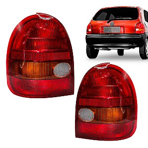 Par Lanterna Traseira GM Corsa 1994 até 1999 Tricolor