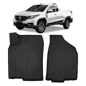 Kit Tapete Elevado Strada Cabine Simples 2020/... Kit 2 Pçs