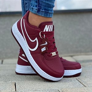 Tênis Nike Air Force Bordô Unissex