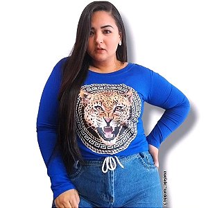 Blusa Manga Longa Estampada