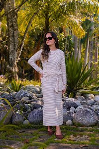 VESTIDO VANESSA BEGE