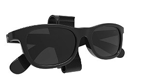 Kit Clips Porta Óculos Quebra Sol Veicular/ Preto
