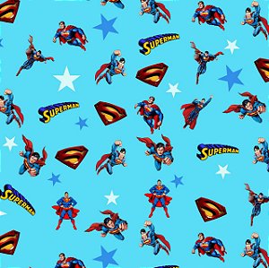 Tecido Microfibra Estampa Digital 0.50 cm - Superman (R)
