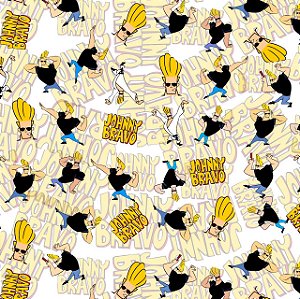 Tecido Microfibra Estampa Digital 0.50 cm - Johnny Bravo