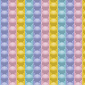 Tecido Microfibra Estampa Digital 0.50 cm - Pop It Lilás, Rosa, amarelo e verde.