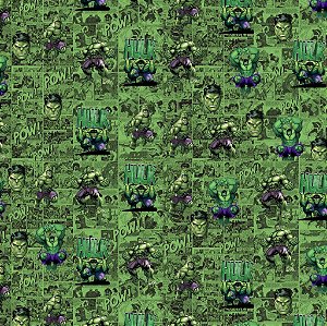 Tecido Gabardine Estampa Digital 5m - Hulk 6