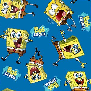 Tecido Oxfordine Estampa Digital 5m - Bob Esponja Novo