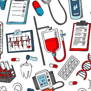 Tecido Oxfordine Estampa Digital 5m - Medicina 4