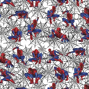 Tecido Oxfordine Estampa Digital 5m - Homem Aranha Teia