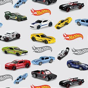 Tecido Oxfordine Estampa Digital 5m - Hot Wheels
