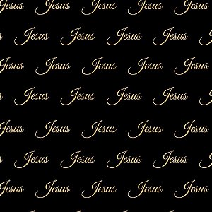 Tecido Oxfordine Estampa Digital 5m - Jesus Dourado