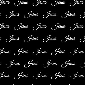 Tecido Oxfordine Estampa Digital 5m - Jesus Prata