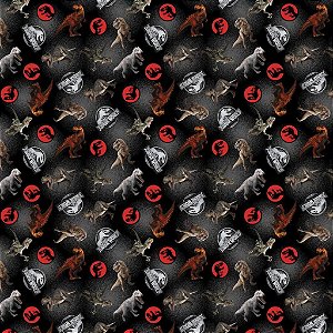 Tecido Oxfordine Estampa Digital 5m - jurassic