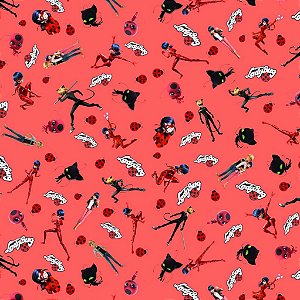 Tecido Oxfordine Estampa Digital 5m - Ladybug 2