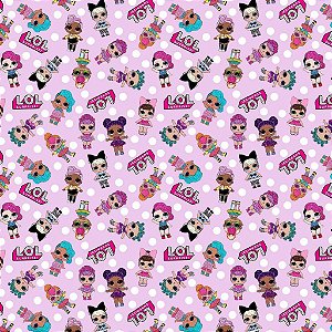 Tecido Oxfordine Estampa Digital 5m - Lol Surprise
