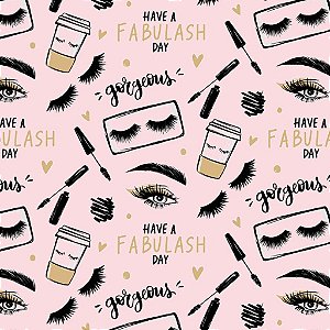 Tecido Oxfordine Estampa Digital 5m - Maquiagem 3