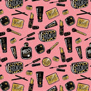 Tecido Oxfordine Estampa Digital 5m - Maquiagem 4