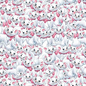 Tecido Oxfordine Estampa Digital 5m - Marie Branca