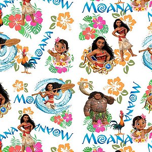 Tecido Oxfordine Estampa Digital 5m - Moana
