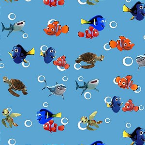 Tecido Oxfordine Estampa Digital 5m - Nemo