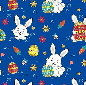 Tecido Oxfordine Estampa Digital 5m - Páscoa 1