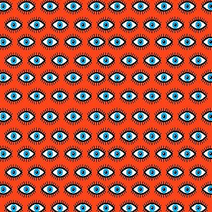 Tecido Oxfordine Estampa Digital 5m - Pestana Fundo Laranja