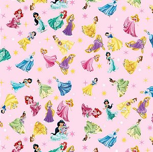 Tecido Oxfordine Estampa Digital 5m - Princesas 2