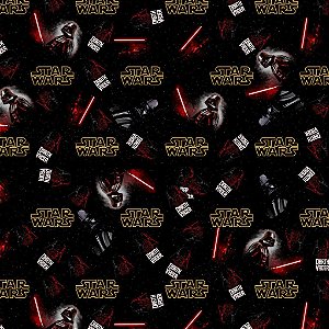 Tecido Oxfordine Estampa Digital 5m - Star Wars Novo