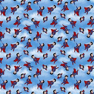 Tecido Oxfordine Estampa Digital 5m - Superman Baby