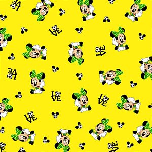 Tecido Microfibra Estampa Digital 0.50 cm - Copa da Minnie