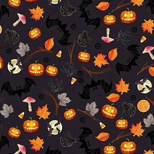 Tecido Oxfordine Estampa Digital 5m - Halloween 8