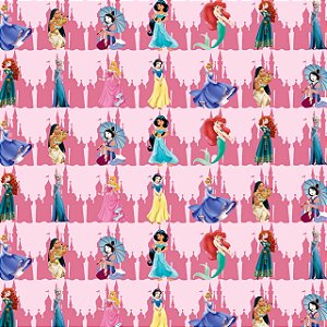 Tecido Microfibra Estampa Digital 0.50 cm - Princesas 4