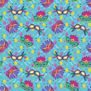 Tecido Microfibra Estampa Digital 0.50 cm - Carnaval 5