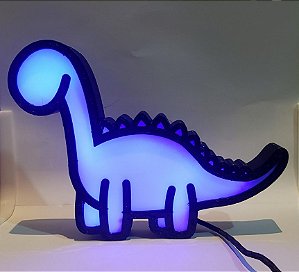 Luminária infantil Dinossauro LED