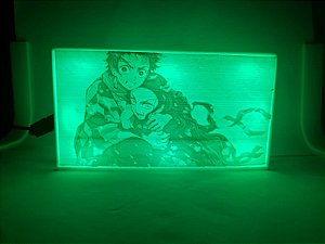 Luminária Litophane com foto Personalizada