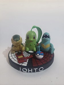 Pokemons iniciais Johto / Cyndaquil, Chikorita e Totodile