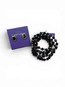 Kit brinco + pulseira
