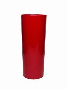 Copo Long Drink 300ml Vermelho Leitoso