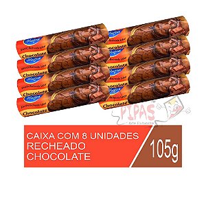 8 BISCOITO RECHEADO MAFRA 105G CHOCOLATE