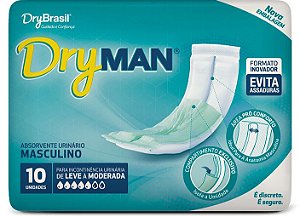 Absorvente Masculino Dry Man - Pct 10 Unidades