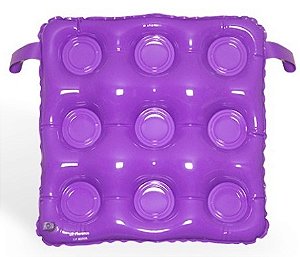 Encosto Inflável Fecho Aderente Cadeira De Banho