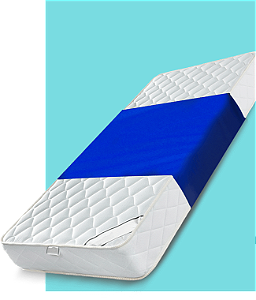 Protetor Parcial Solteiro Courvin Azul