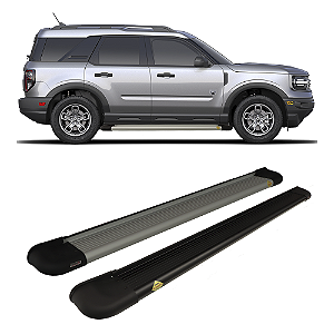 Estribo Plataforma Aluminio Bronco 2021 acima