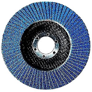 Disco Flap Zirconado 4 1/2 x 7/8" Gr 80 de Alto Rendimento no Desbaste de Superfícies Metálicas