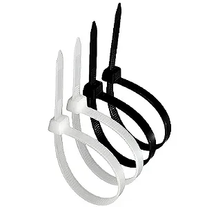 Kit 2.500 Abraçadeira de Nylon 3,6x200 mm Alta Resistência - Proteção UV - Uso Profissional